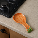 Ceramic Pumpkin Spoon Rest